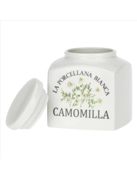 Barattolo decorato Camomilla Conserva 0,5 L - La Porcellana Bianca