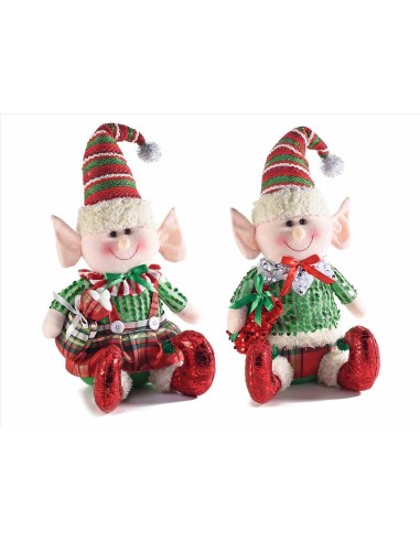 Pupazzo Elfo con pajette