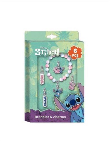 Set Bracciale Lilo e Stitch – 6 Pezzi per uno Stile Unico! 💙🌺