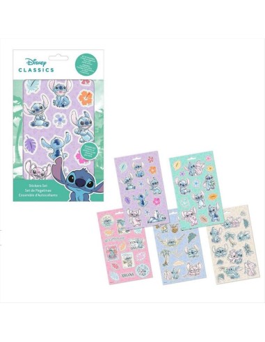 Set Adesivi Lilo e Stitch – 5 Fogli di Divertimento! 🎉✨