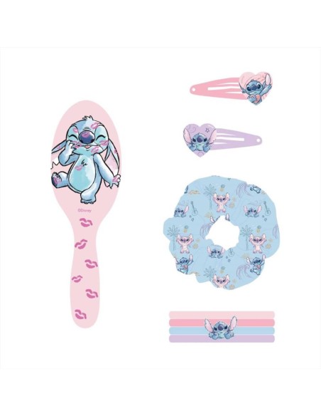 Set 8 Accessori Capelli Stitch 🌺 – Stile Disney per le Tue Acconciatu