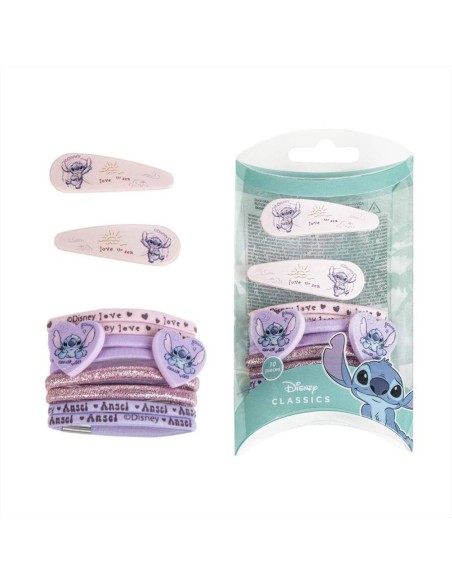 Set 10 Accessori Capelli Stitch – Stile e Divertimento Disney! 🌺