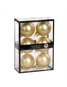 GOODWILL Pallina di vetro d.7cm ORO opaco