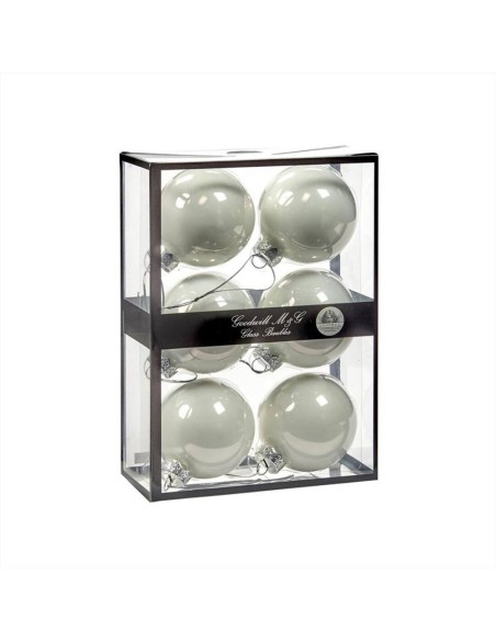 GOODWILL Pallina di vetro d.7cm BIANCO opaco 🎄🤍