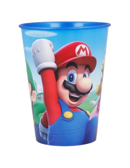 Bicchiere in PP 260ML Super Mario – Il Tuo Sorso nel Regno dei Funghi!