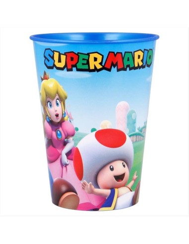 Bicchiere in PP 260ML Super Mario – Il Tuo Sorso nel Regno dei Funghi!