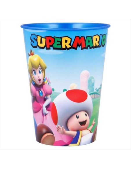 Bicchiere in PP 260ML Super Mario – Il Tuo Sorso nel Regno dei Funghi!