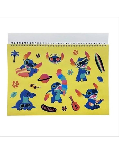 Quaderno da Disegno A4 con Adesivi Stitch – Creatività Disney Lilo E S