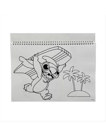 Quaderno da Disegno A4 con Adesivi Stitch – Creatività Disney Lilo E S
