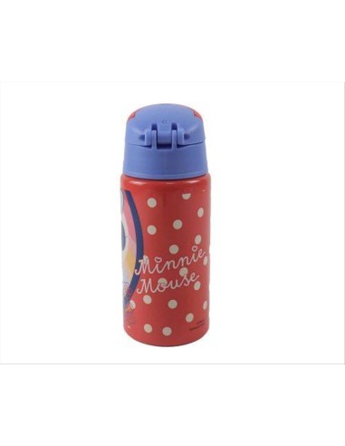 Borraccia in alluminio con cannuccia 500ML MINNIE Summer