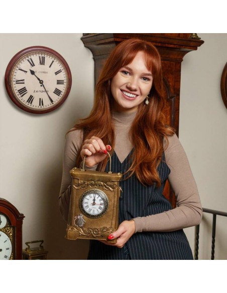 VENDULA LONDON Borsa Carriage Clock - Tick Tock Clock Shop 🕰️✨