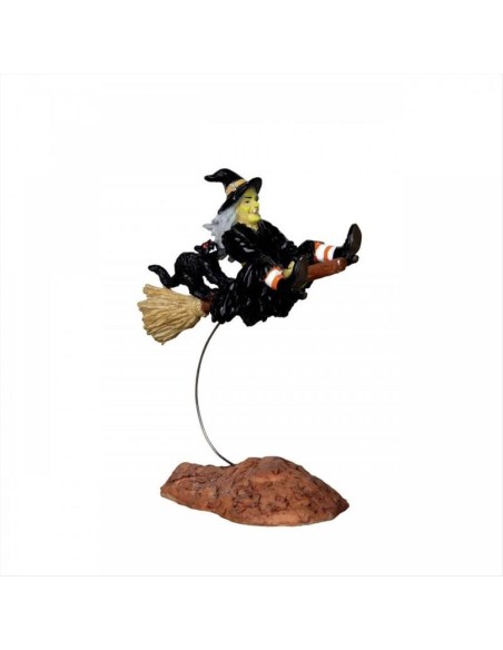 Strega Out of control Witch 22005 Lemax Spooky Town Villaggio Spettral