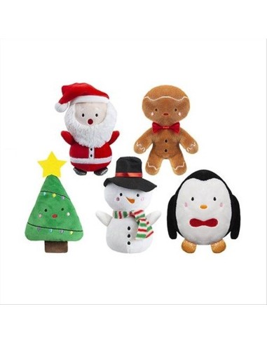 Peluche Natalizi H15cm - 5 Varianti Festive 🎅🎄