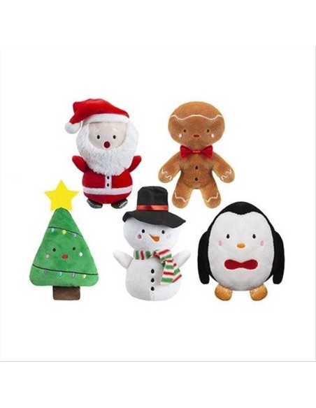 Peluche Natalizi H15cm - 5 Varianti Festive 🎅🎄