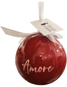 Pallina per Albero di Natale con dedica 7 varianti Nuvole di Stoffa 2