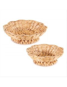 Cestino a forma di Fiore con Alzata in Giacinto - 2 Misure