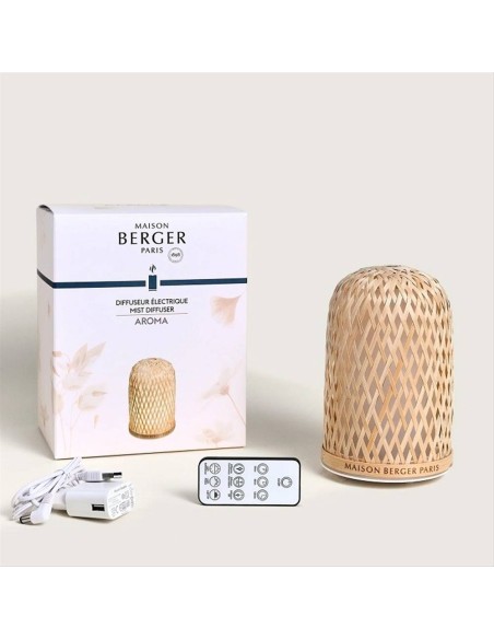 Diffusore Elettrico AROMA in Bambù – Eleganza e Relax Maison Berger