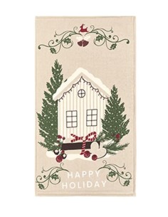 Strofinaccio con mestolo Nuvole di Stoffa lineaHolly Jolly E Noel 2