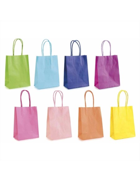 Busta Mini Tinta Unita 12x6x15cm – 8 Colori Allegri per Piccoli Regali