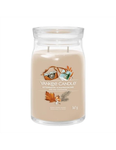 Yankee Candle Afternoon Scrapbooking - Giara Grande 567g, Atmosfera Ca