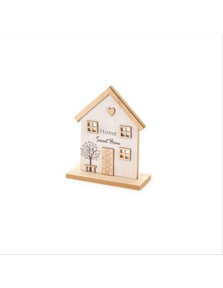 Casetta in Legno 15x6x18,5cm - My Home di Nuvole di Stoffa 🏡✨