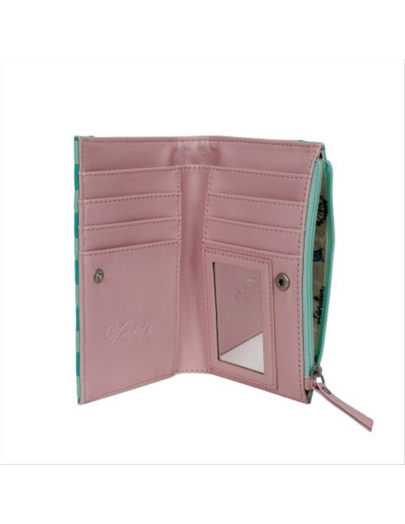 Portafoglio piegato compatto Bubblie Cats Laundromat Vendula London