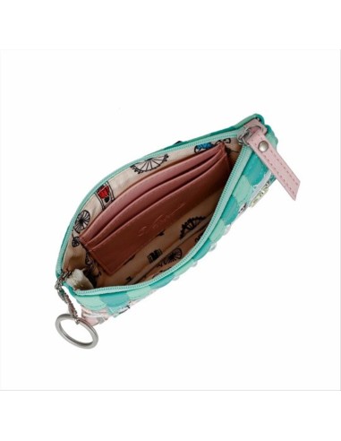 Portafoglio con zip Bubblie Cats Laundromat Vendula London