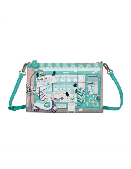 Borsa Kate Bubblie Cats Laundromat Vendula London 🐱✨