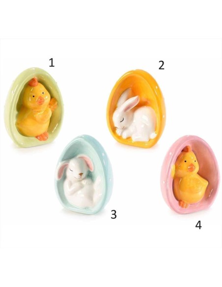 Uovo di Pasqua colorato - 4 varianti ( 1 pz )  | Diamante Rosa