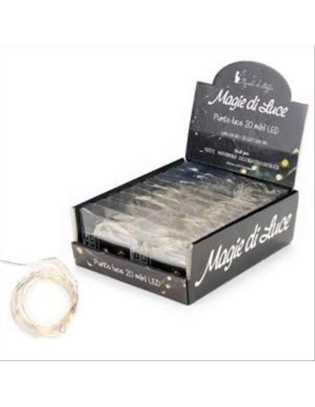 Mini Led decorativi luce calda 2 mt Nuvole di Stoffa