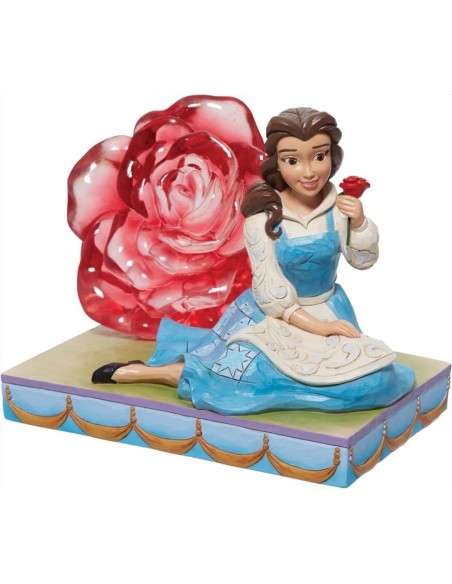 Belle con la rosa h12cm 6011924 Disney Traditions