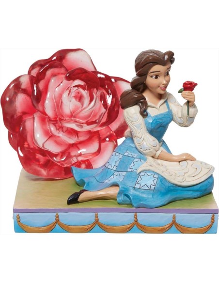 Belle con la rosa h12cm 6011924 Disney Traditions