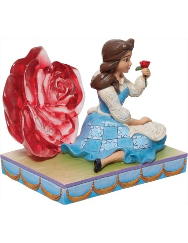 Belle con la rosa h12cm 6011924 Disney Traditions