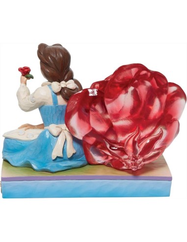 Belle con la rosa h12cm 6011924 Disney Traditions