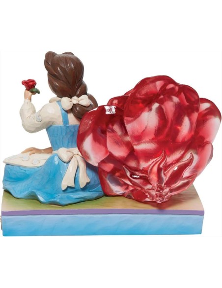 Belle con la rosa h12cm 6011924 Disney Traditions
