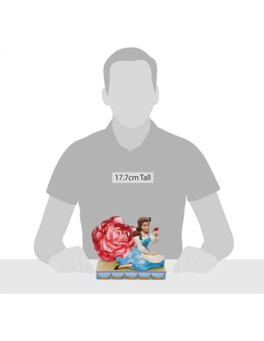 Belle con la rosa h12cm 6011924 Disney Traditions