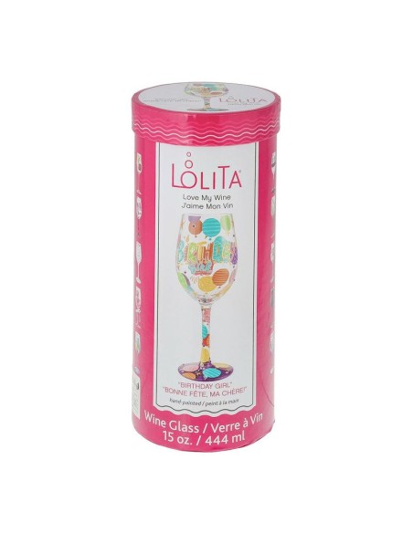 Calice da vino - Compleanno ragazza 6013092 Lolita | Diamante Rosa