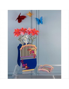 Vaso Bucarest Grande Deva Vesta – Eleganza in Cristallo Acrilico 🌿✨