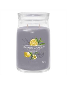 Black Tea E Lemon candela giara grande Signature Yankee Candle
