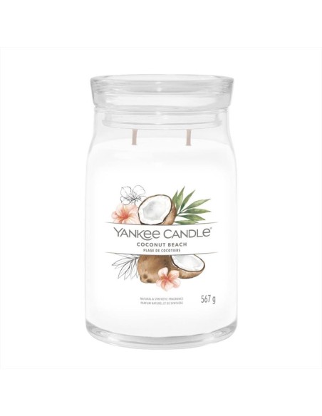 COCONUT BEACH Giara grande 567gr Yankee Candle Signature