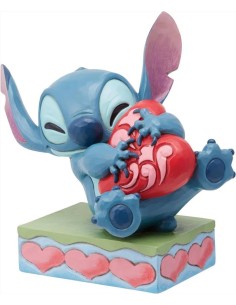 Stitch che abbraccia il cuore 13cm 6014316 Disney Traditions | Diamant