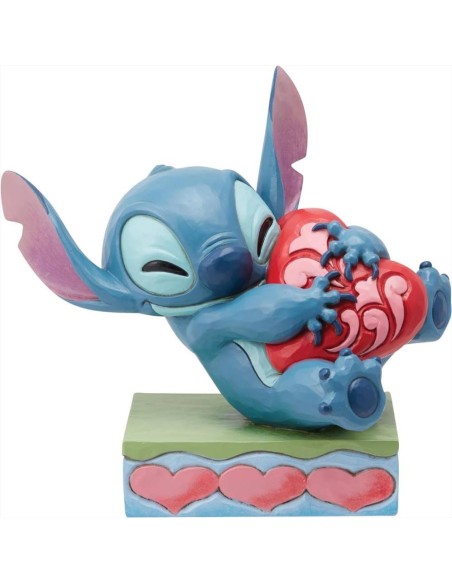 Stitch che abbraccia il cuore 13cm 6014316 Disney Traditions | Diamant