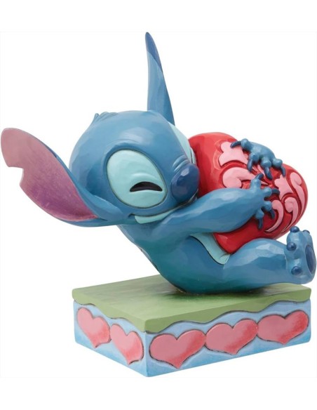 Stitch che abbraccia il cuore 13cm 6014316 Disney Traditions | Diamant