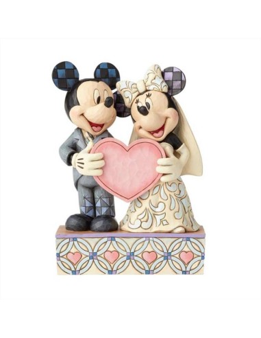 Mickey e Minnie sposi 19 cm 4059748 Disney Traditions - Diamante Rosa