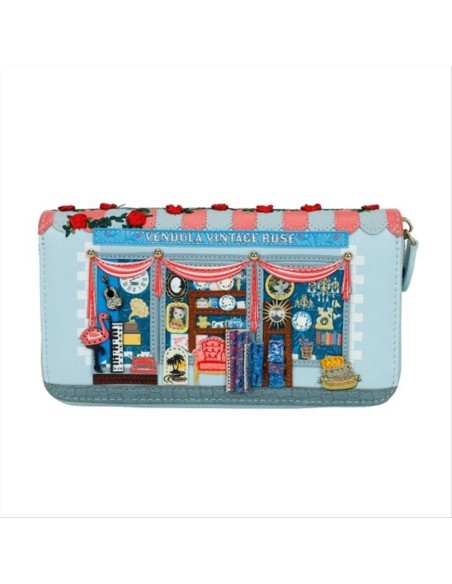 Portafoglio Grande Vintage Rose – Vendula London 🌹✨ Diamante Rosa