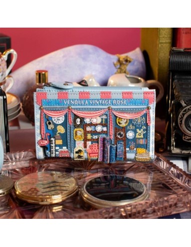 Portafoglio Piegato Compatto Vintage Rose – Vendula London 🌹✨