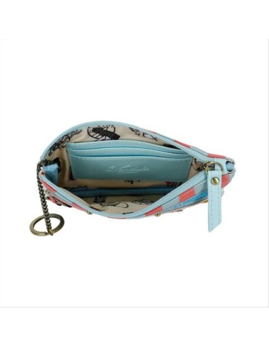 Portamonete con zip Vintage Rose - Vendula London