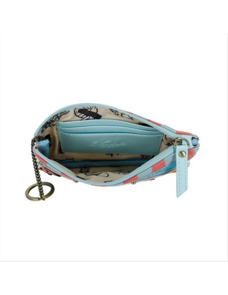 Portamonete con zip Vintage Rose - Vendula London