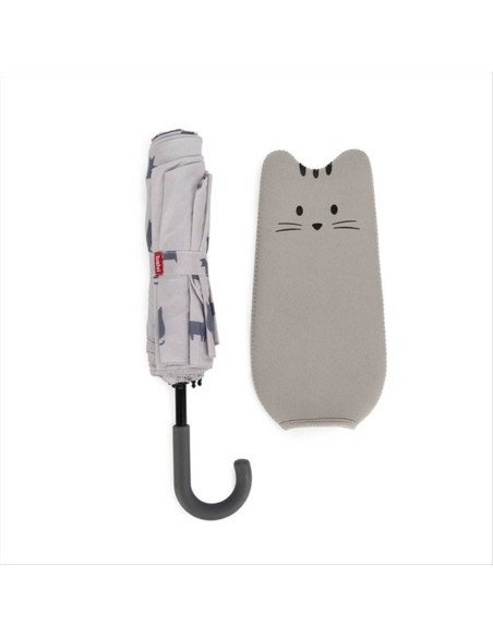 Ombrello Meowmbrella Grigio Balvi – Gattoso e Pieghevole