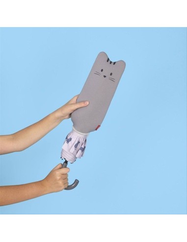 Ombrello Meowmbrella Grigio Balvi – Gattoso e Pieghevole
